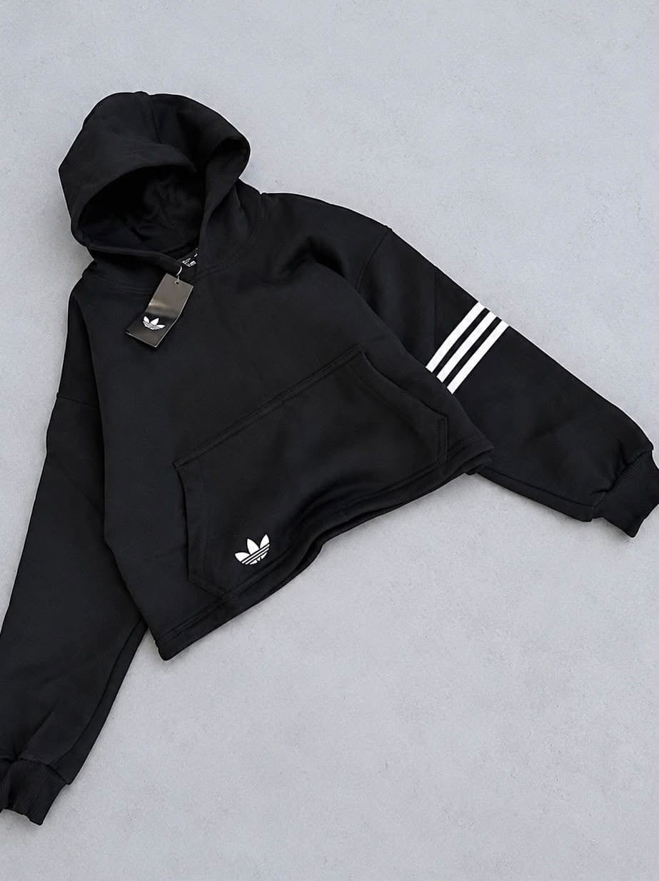 Buzo Crop (Adidas tres tiras)